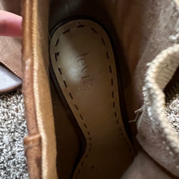 Peep toe zip heeled ankle booties - Picture 3 of 4